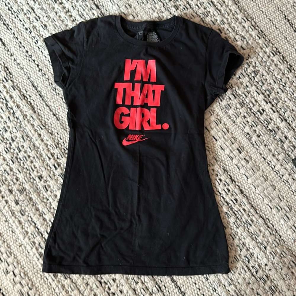 Nike women’s size S “I’m that girl” tee